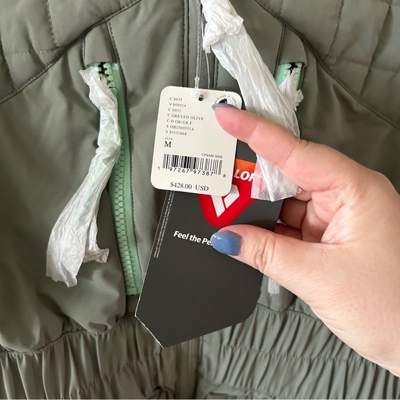 NWT Free People All Prepped Ski Jacket Greyed Olive - Picture 8 of 12